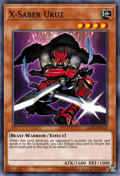 Edison Rulings for X-Saber Uruz